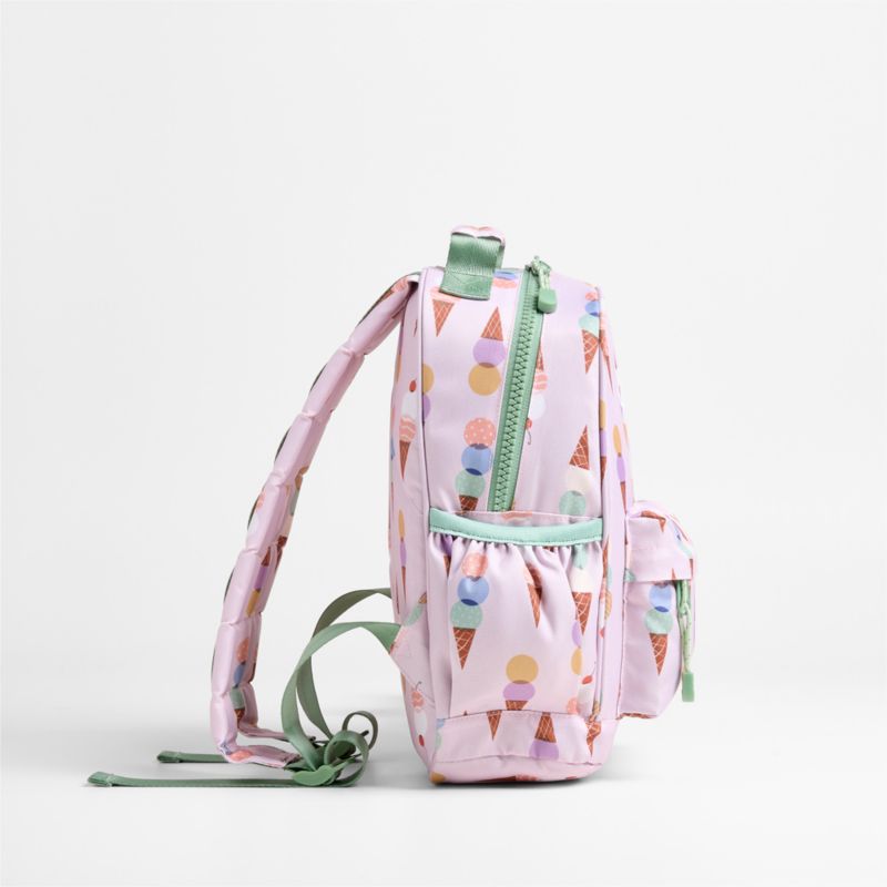 Ice Cream Cone Small Kids Backpack with Side Pockets - image 4 of 14