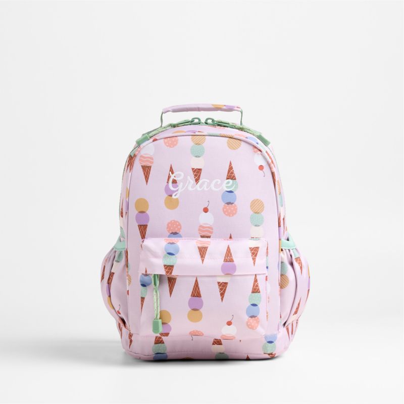 Ice Cream Cone Small Kids Backpack with Side Pockets - image 0 of 14