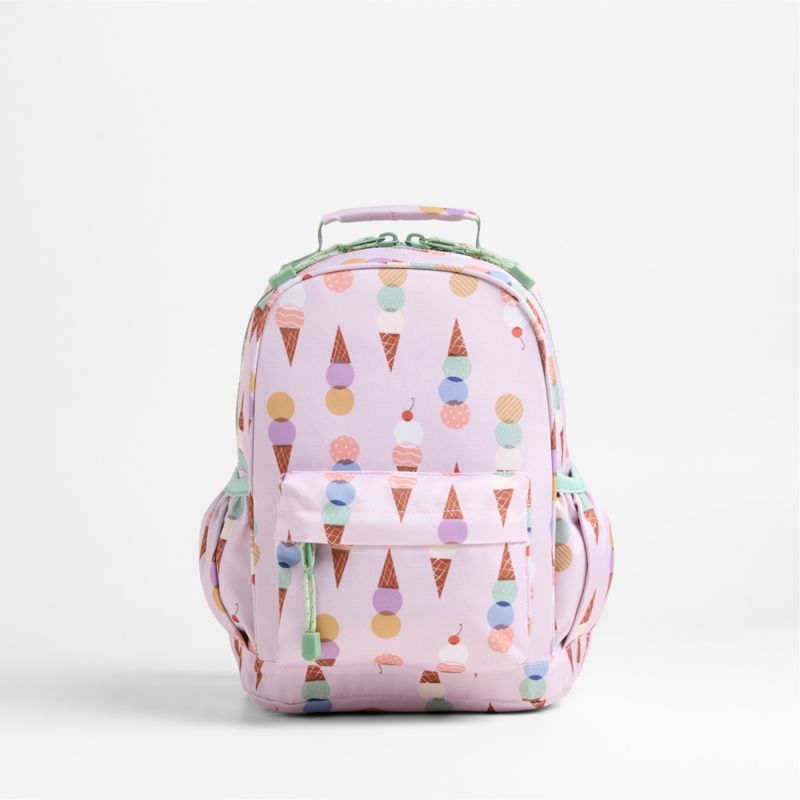 Ice Cream Cone Small Kids Backpack with Side Pockets - image 3 of 14