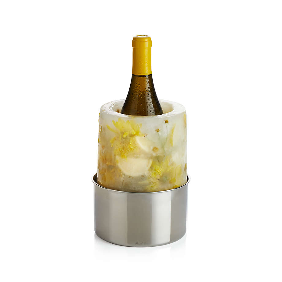 Yowint Ice Bucket Moldice Mold Wine Bottle Chillerchampagne Bucket Ice Mold Flower/fruits/any Decoration to DIY Your Champagne Bucket Ice Mold for SPE