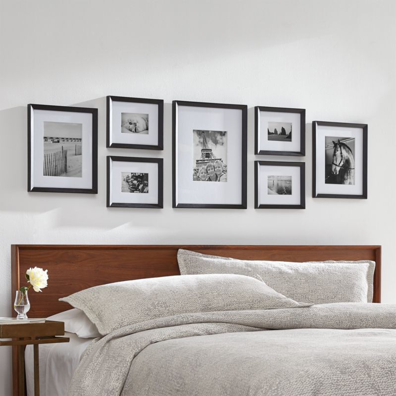 Set of 7 Gallery Frame Set Black - Room Essentials™