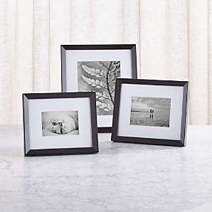 Small black picture sale frames