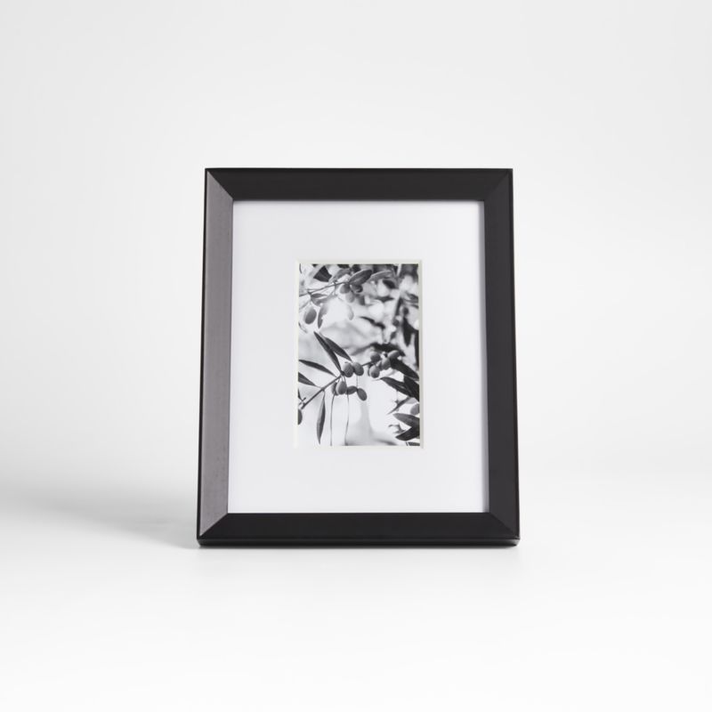 at Home Ornate Profile Tabletop 4 x 6 Black Photo Frame