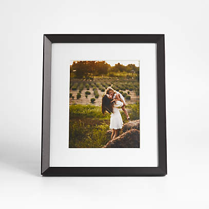11x14 Picture Frame Set of 3 Display Pictures 8x10 with Mat or