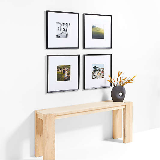 Icon Wood 4-Piece Black 11x11 Gallery Wall Frame Set