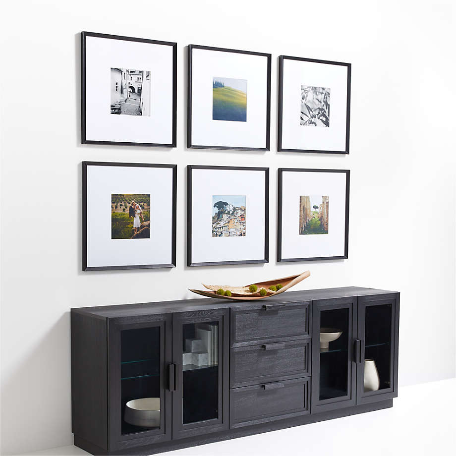 Icon Wood 6-Piece Black 11x11 Gallery Wall Picture Frame Set + Reviews