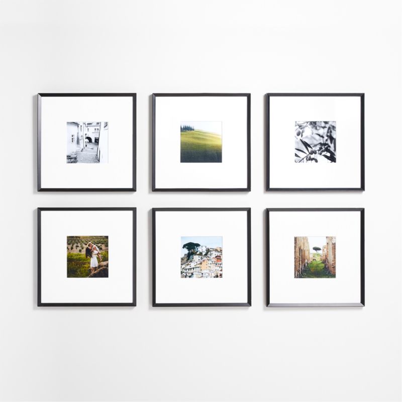 Icon Wood Black Frame Gallery, Set of 7 + Reviews