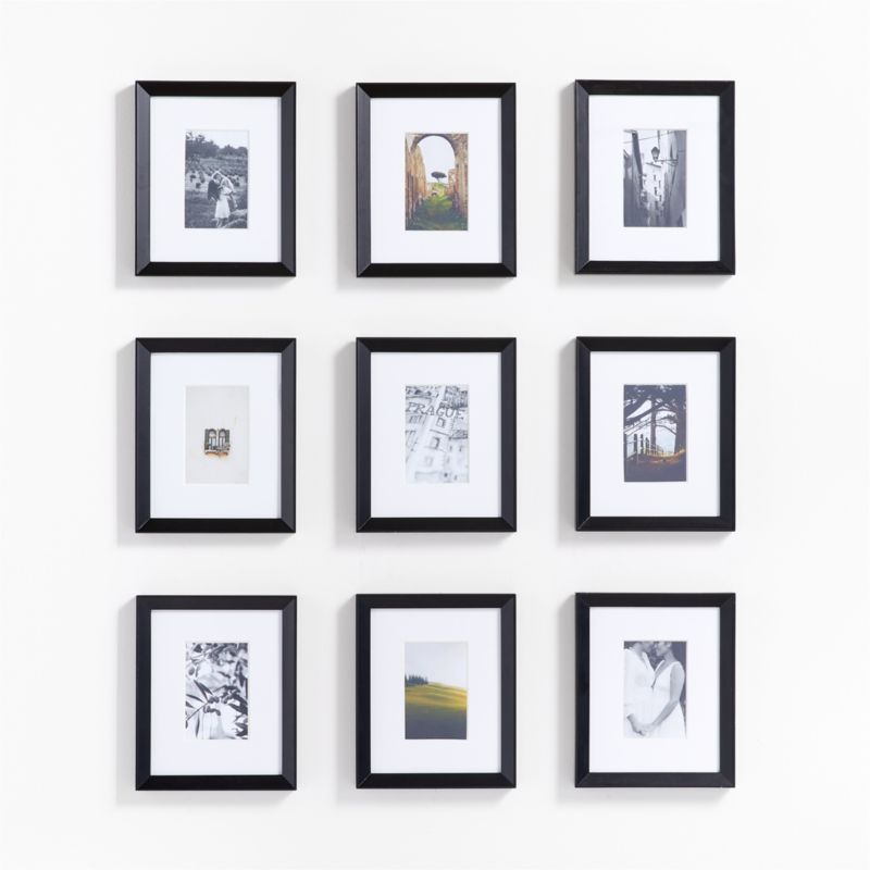 9-Piece Brushed Silver 4x6 Gallery Wall Picture Frame Set + Reviews