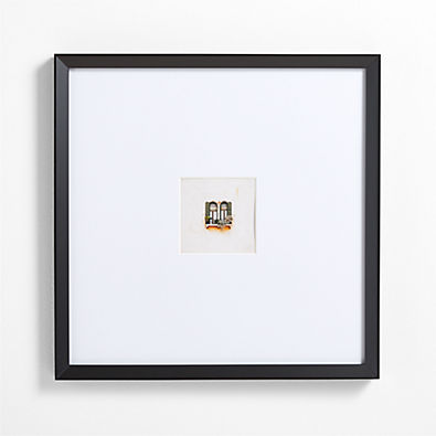 View Icon Wood 5x5 Black Picture Frame details