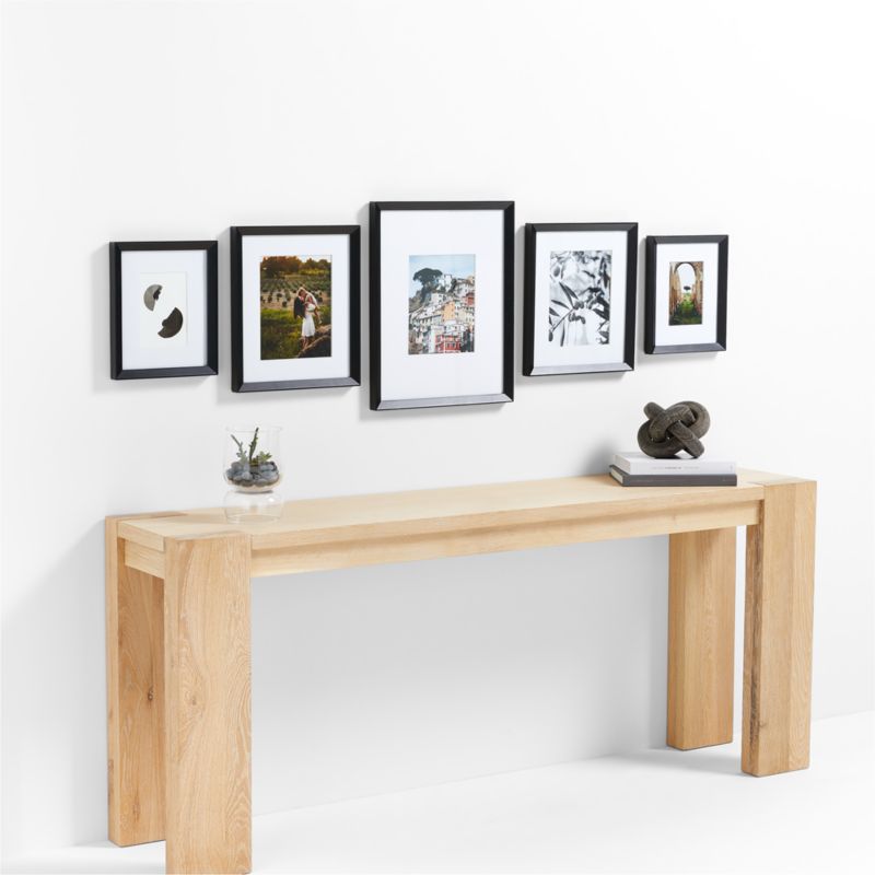 Icon Wood 5-Piece Black Gallery Wall Frame Set