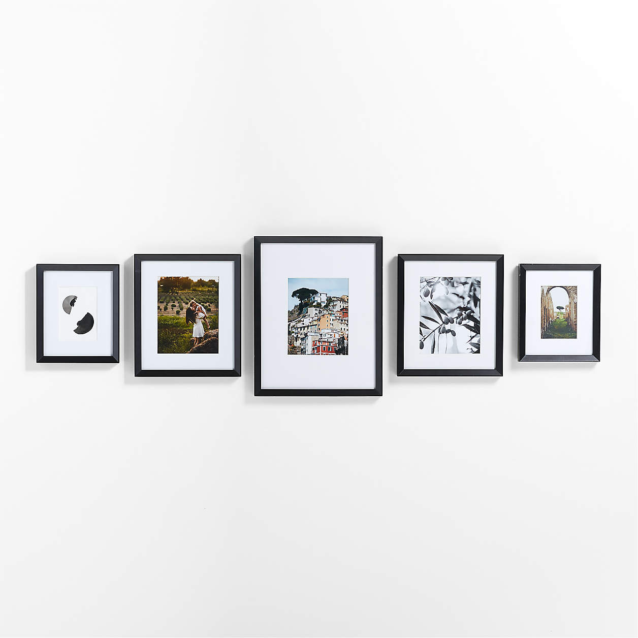 Icon Wood 5Piece Black Gallery Wall Picture Frame Set + Reviews