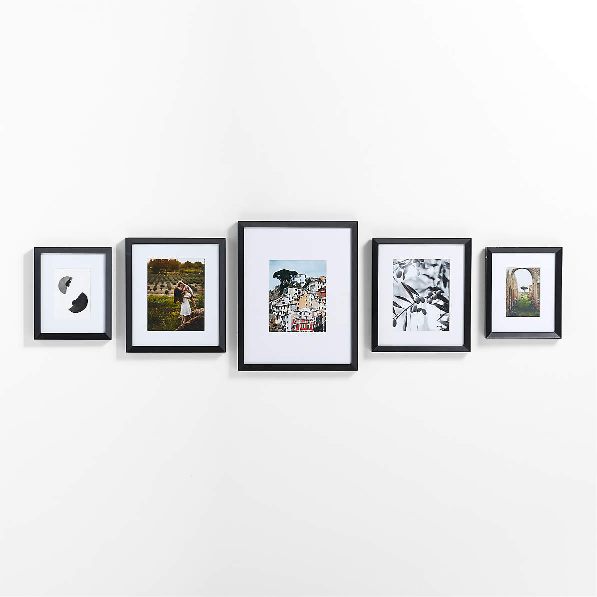 Icon Wood 4-Piece Black 11x11 Gallery Wall Picture Frame Set + Reviews