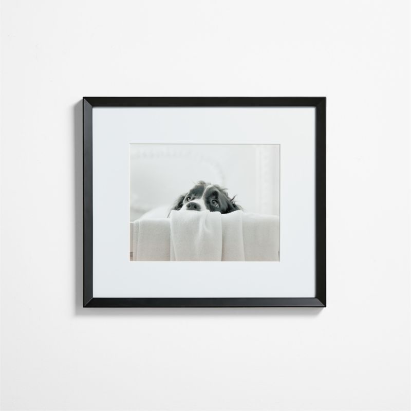 Icon Wood 11x14 Black Wall Frame + Reviews | Crate & Barrel
