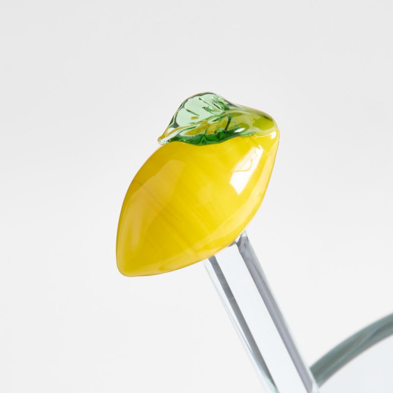 Lemon Icon Glass Drink Stirrers, Set of 4 - image 1 of 2