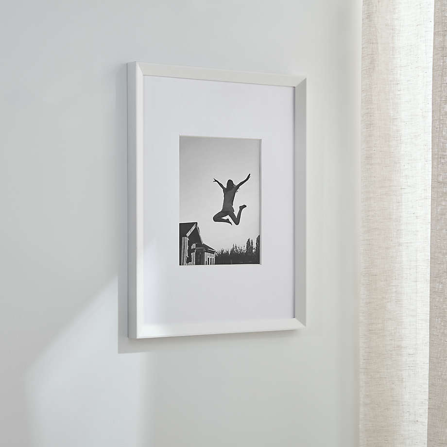 Icon 8x10 White Wall Frame + Reviews Crate & Barrel