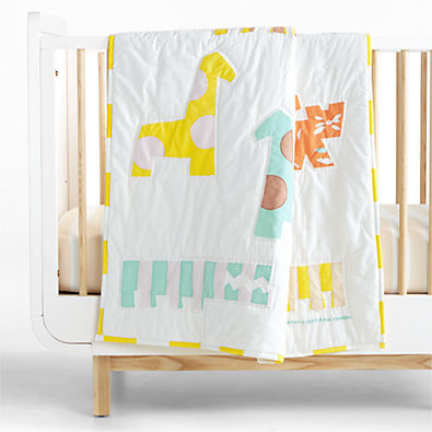 View Idyllwild Organic Animal Baby Crib Quilt details