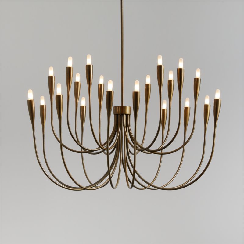 Iiona Small Brass Chandelier Light