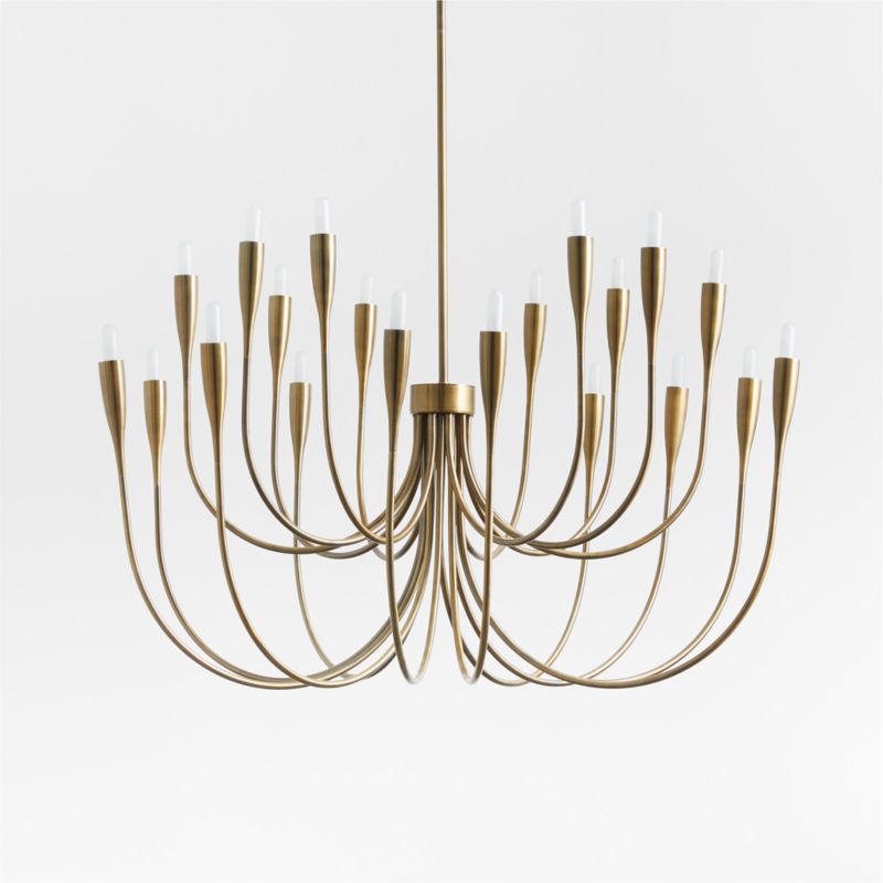 Iiona Small Brass Chandelier Light