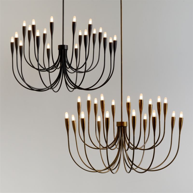 Iiona Small Brass Chandelier Light