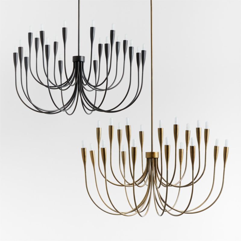 Iiona Small Brass Chandelier Light