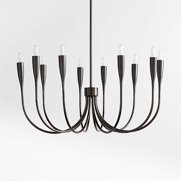 Clive Bronze Chandelier Light + Reviews Crate & Barrel Canada