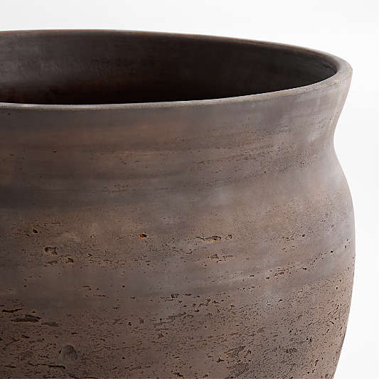 Illara 19.7" x 18.9" Bronze Indoor/Outdoor Planter