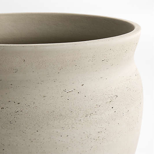 Illara 19.7" x 18.9" Grey Indoor/Outdoor Planter