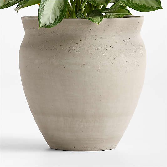 Illara 19.7" x 18.9" Grey Indoor/Outdoor Planter