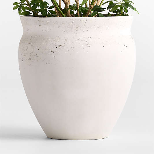 Illara 19.7" x 18.9" Ivory Indoor/Outdoor Planter