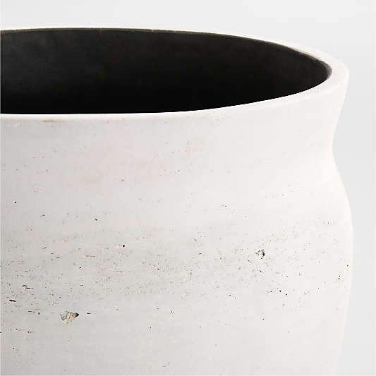 Illara 15.6" x 15.0" Ivory Indoor/Outdoor Planter