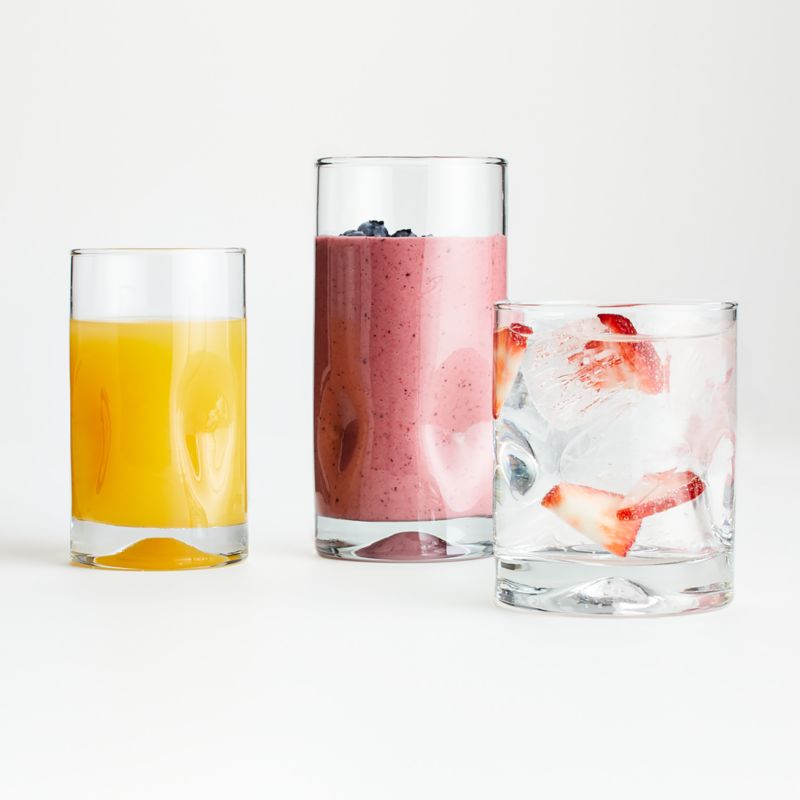 Bitty Bite Short Glasses, Set of 8 + Reviews | Crate & Barrel