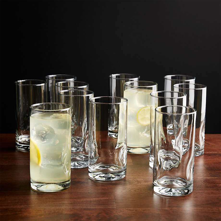 Impressions Cooler Glasses, Set of 12 + Reviews | Crate & Barrel