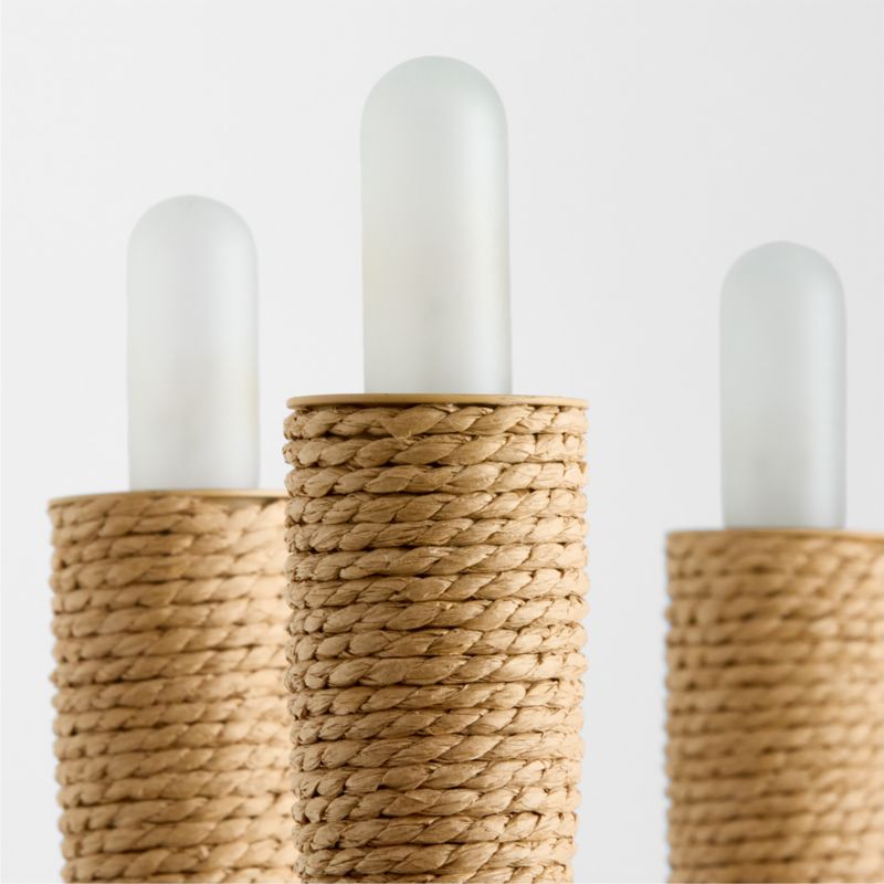 Iiona Small Fiber Chandelier Light 25.6" - image 3 of 8