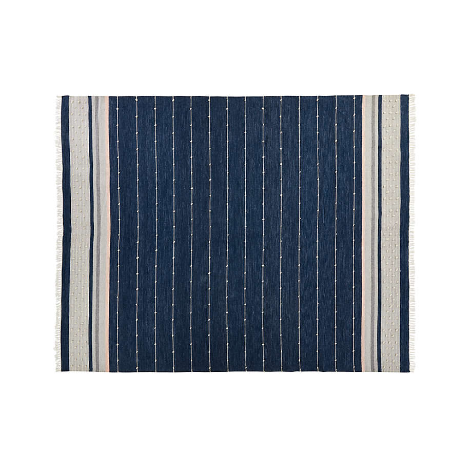 Inavi Blue Indoor/Outdoor Rug 8'x10' + Reviews Crate & Barrel