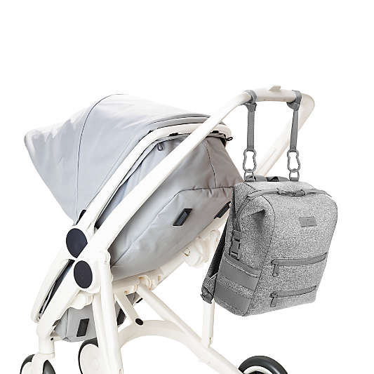 Dagne Dover Indi Heather Grey Medium Diaper Bag Backpack