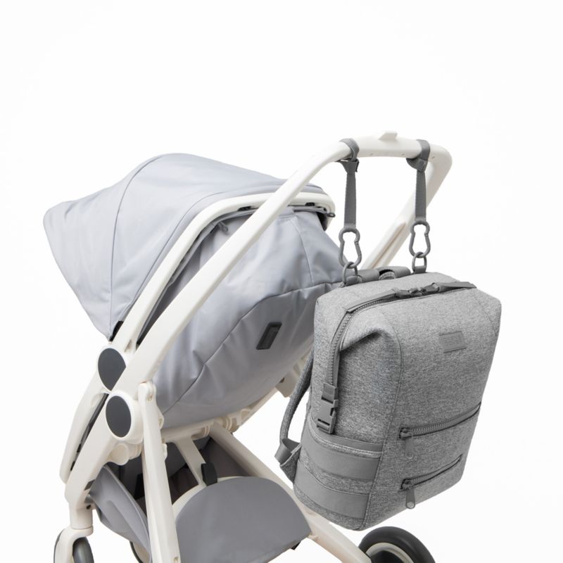 Dagne Dover Indi Heather Grey Large Diaper Bag Backpack - image 9 of 9