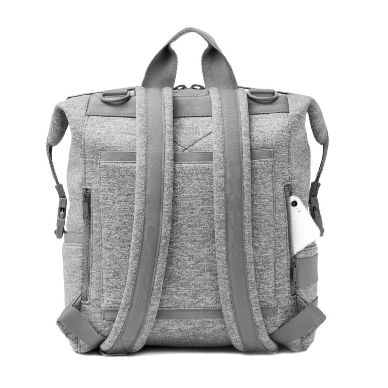 Dagne Dover Indi Heather Grey Large Diaper Bag Backpack + Reviews ...