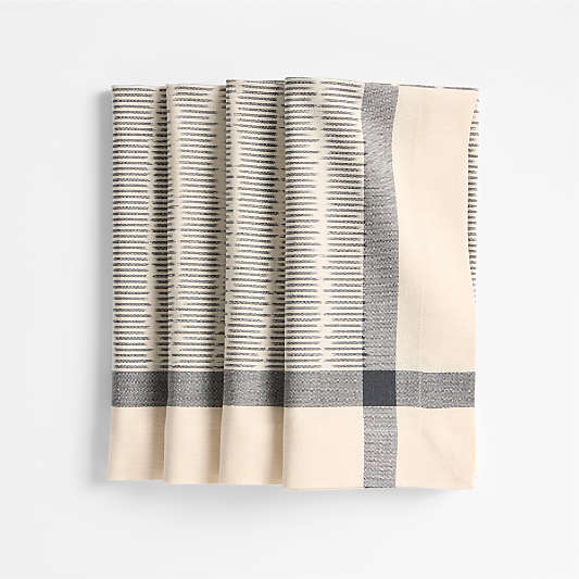 Indigo Blue Ikat Napkins, Set of 4