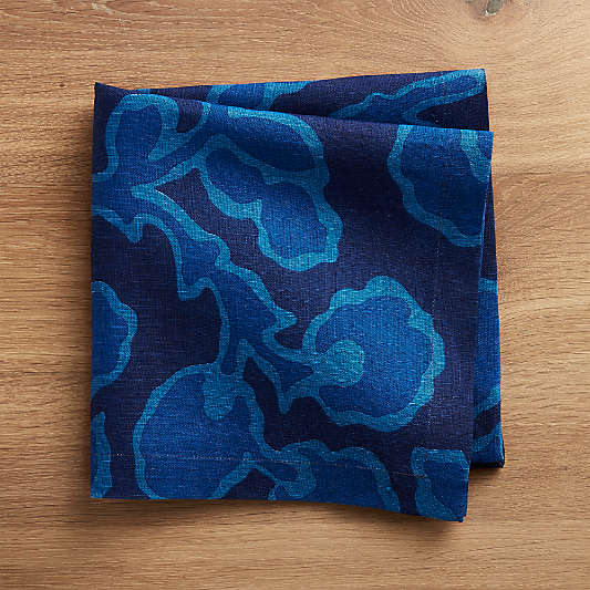 Indigo Vine Linen Napkin