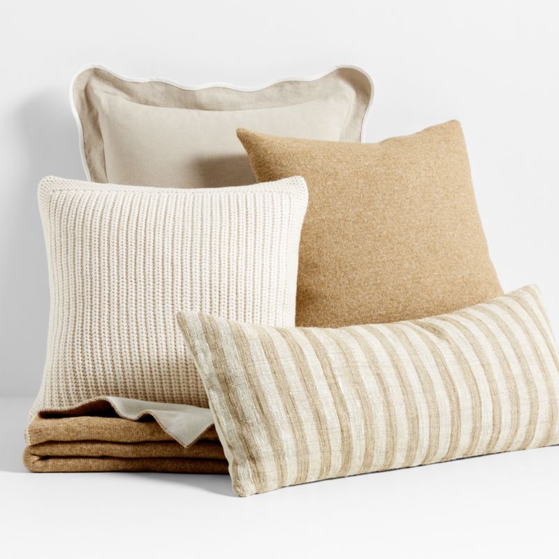 Beige and white pillows sale