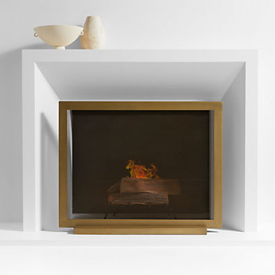 View Brass Industrial Fireplace Screen details
