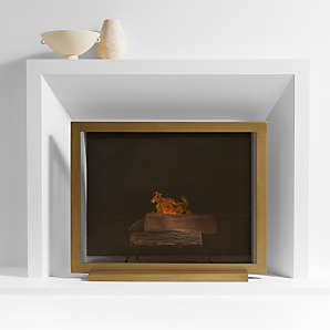 Amos Brass Fireplace Screen