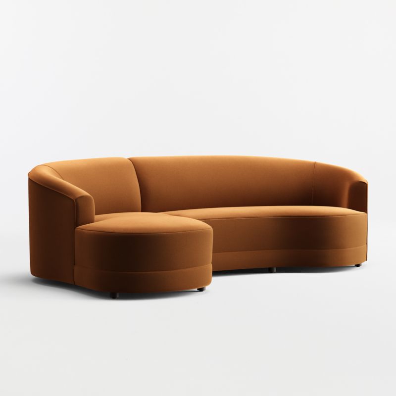 Infiniti 2-Piece Curved Sectional Sofa with Chaise Lounge - image 4 of 7
