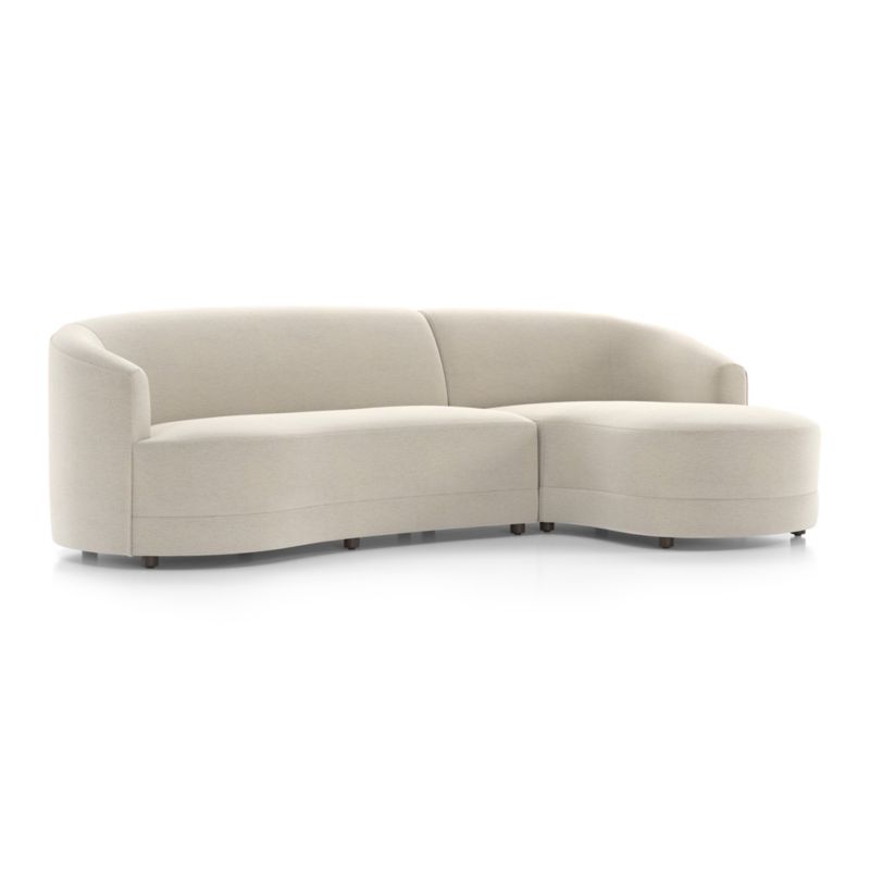 Infiniti 2-Piece Curve Back Sectional Sofa - image 6 of 7