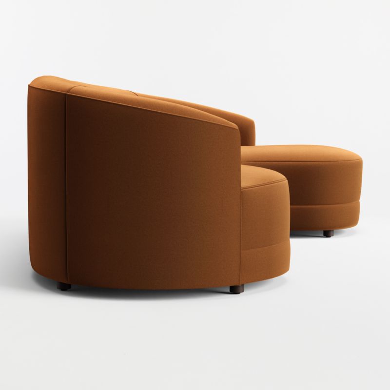 Infiniti 2-Piece Curved Sectional Sofa with Chaise Lounge - image 5 of 7