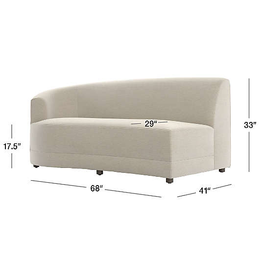 Infiniti Left-Arm Loveseat Sectional Piece