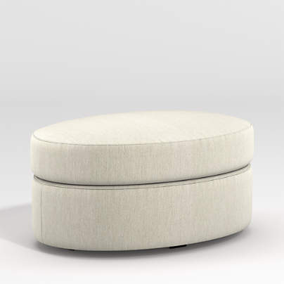 Infiniti 41" Oval Storage Ottoman