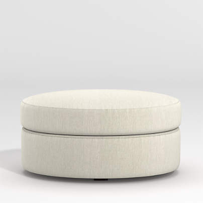 Infiniti Oval Storage Ottoman