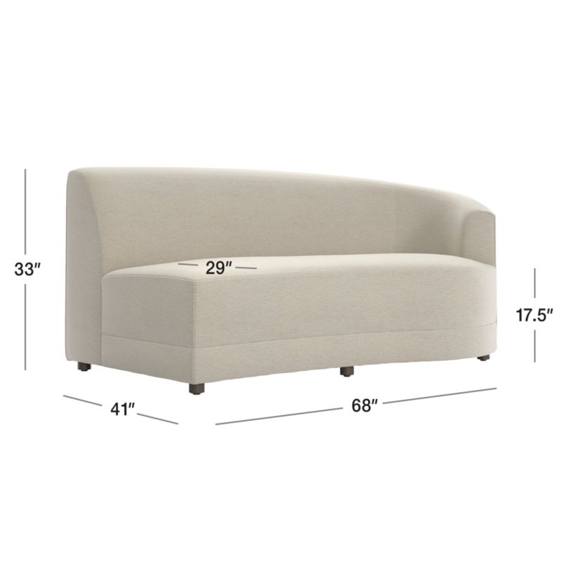 View Infiniti Right Arm Loveseat - image 3 of 7