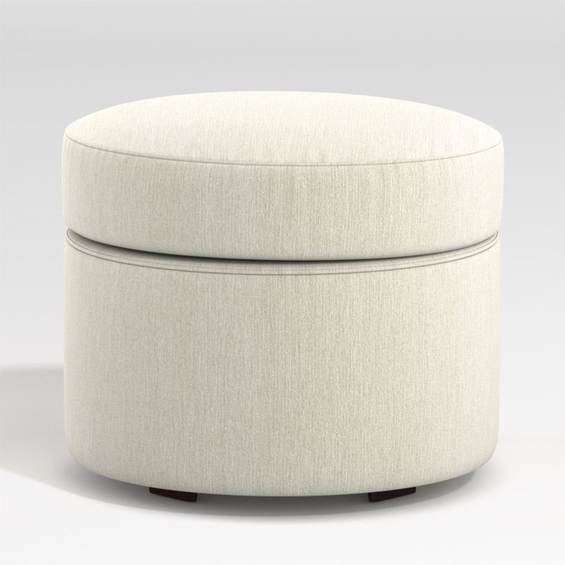 Infiniti Round Storage Ottoman - image 1 of 4